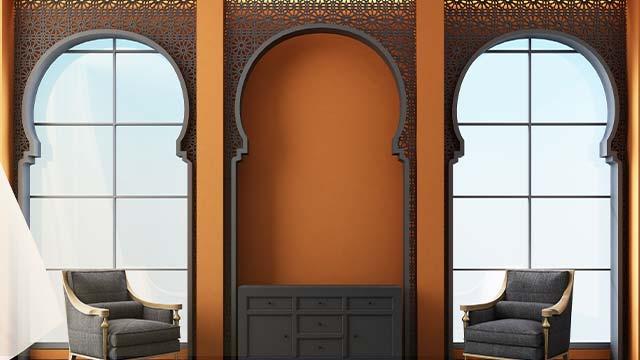 الطراز الاسلامي في التصميم الداخلي